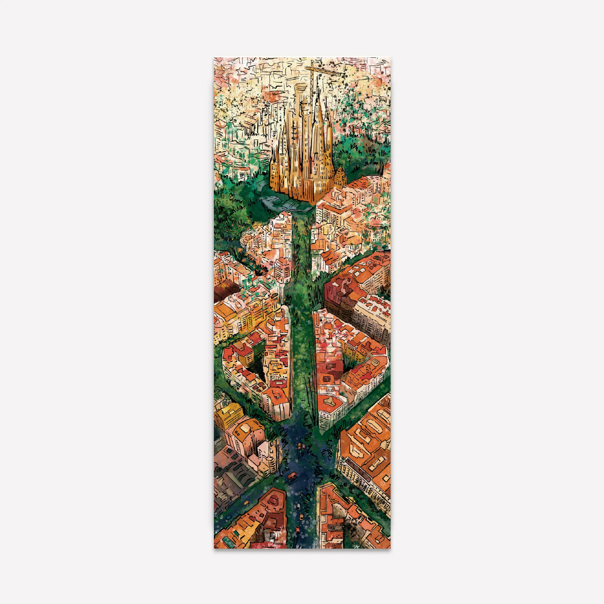Sagrada Familia Splash Bookmark