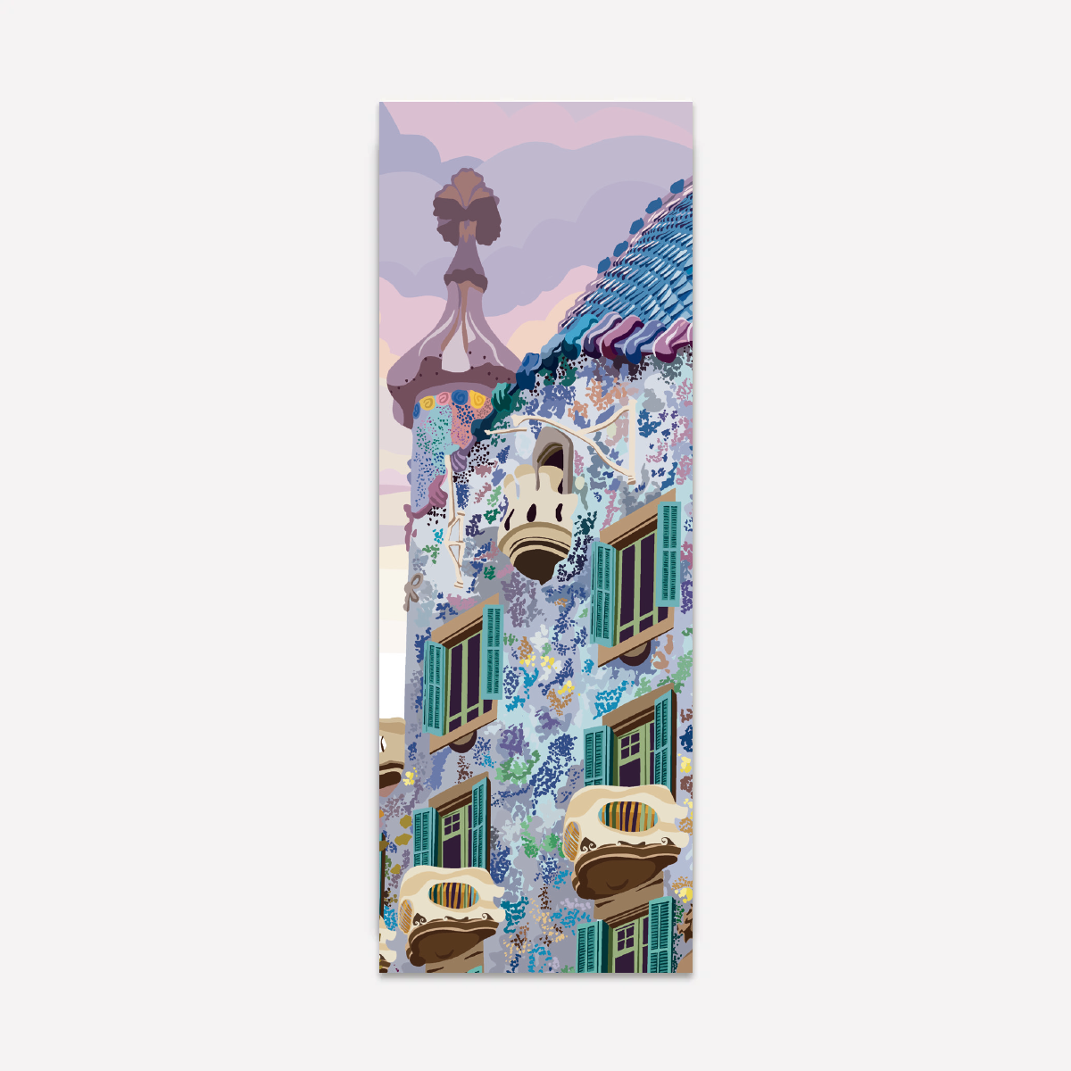 Casa Batllo Vector Bookmark