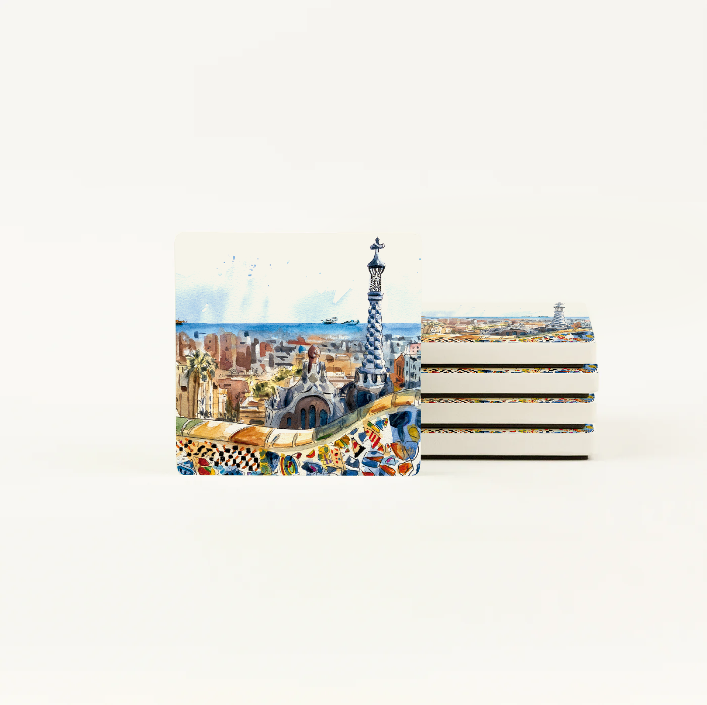 Parc Guell Xavi Julia Ceramic Magnet