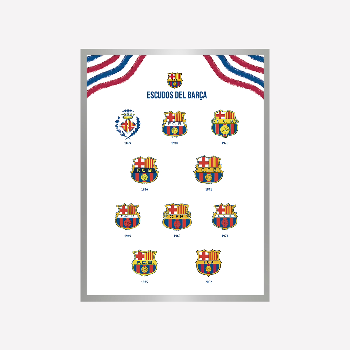 Escudos Barça Print