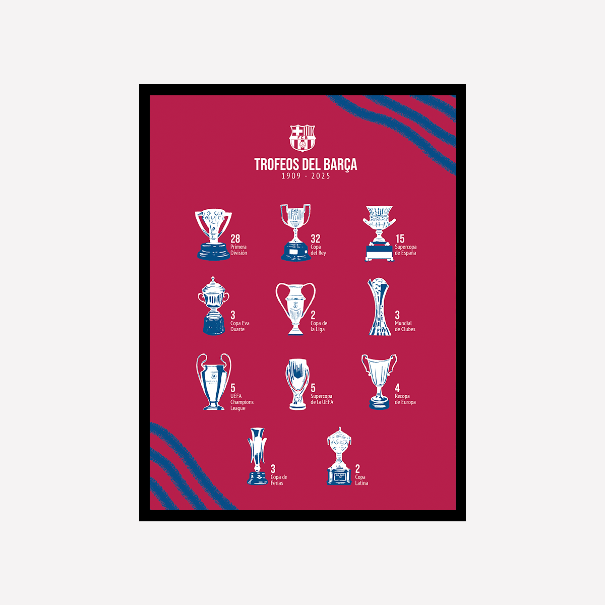 Trofeos Barça Print