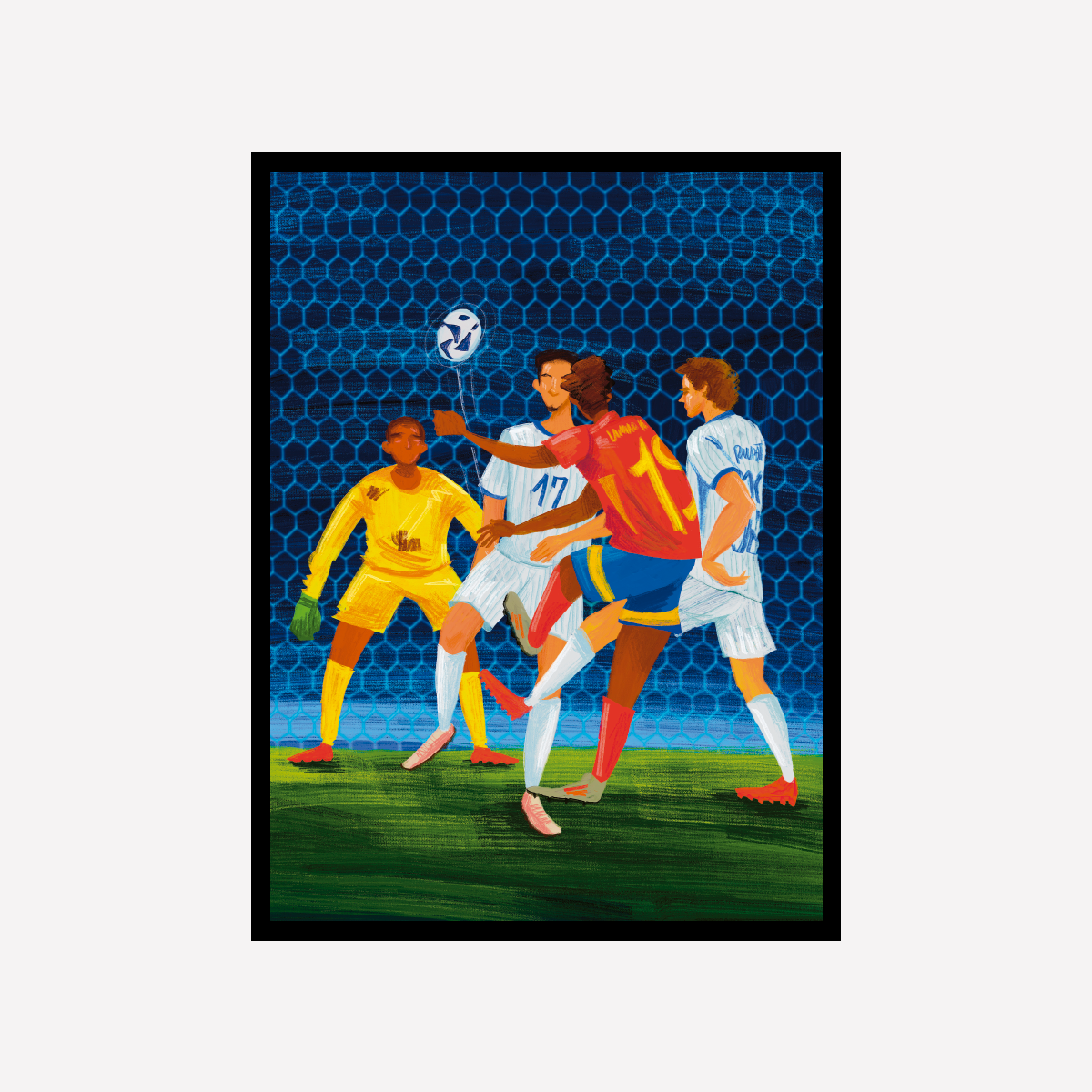 Gol Lamine Yamal Print