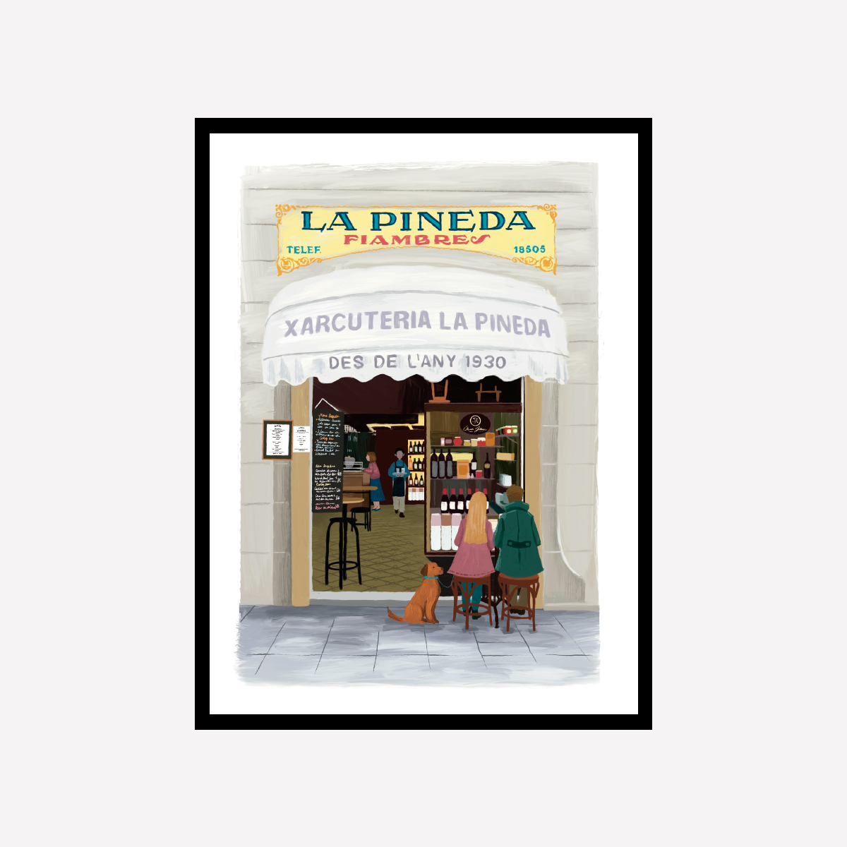 Fachada La Pineda Print