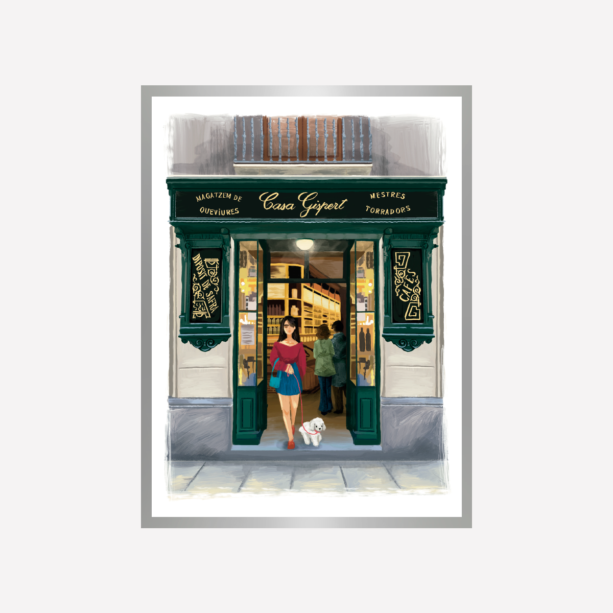 Fachada Casa Gispert Print