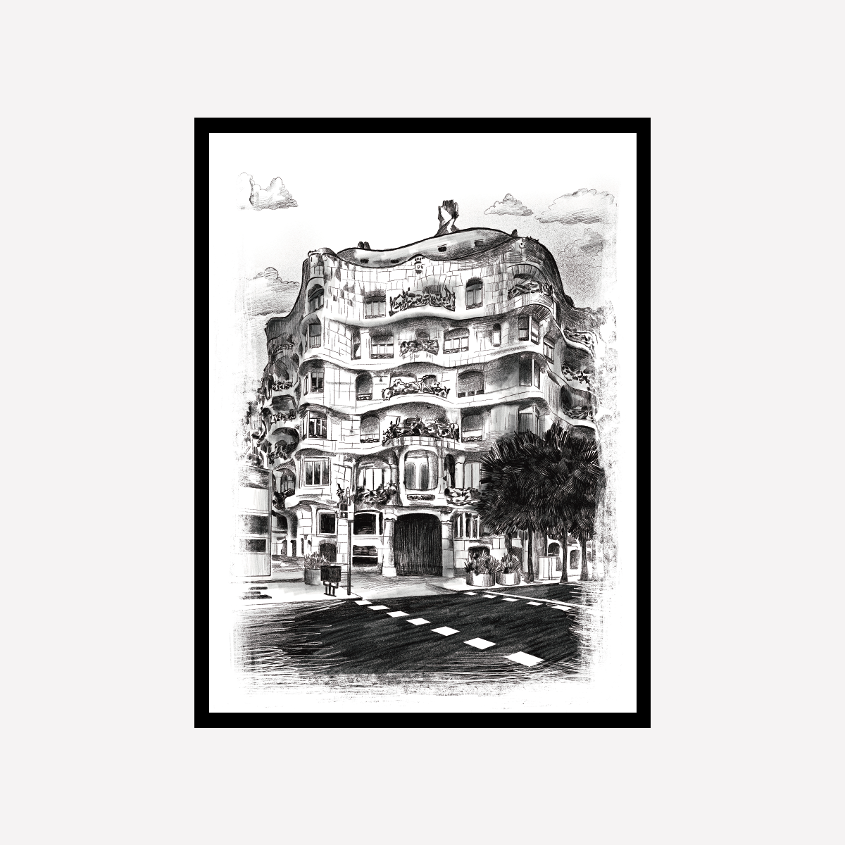 Casa Mila Sketch Collection