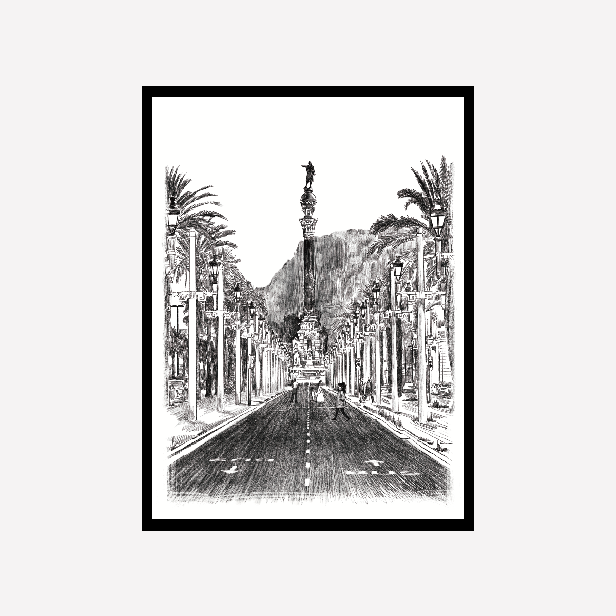 Monumento Colón Sketch Collection