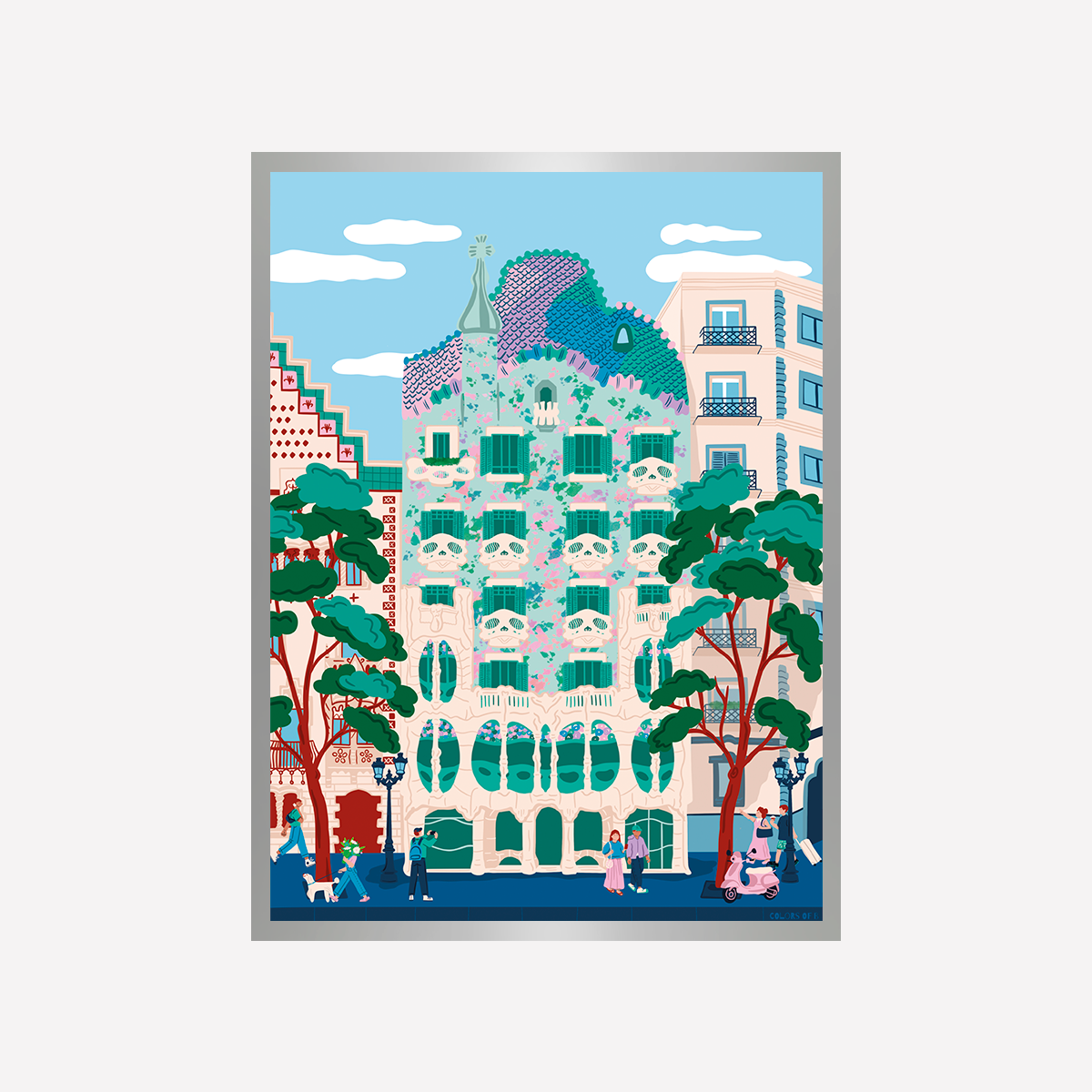 Casa Batlló Art Print
