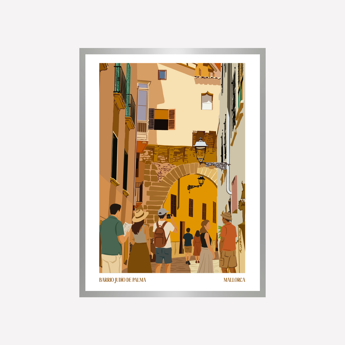 Vector Barrio Judio Mallorca