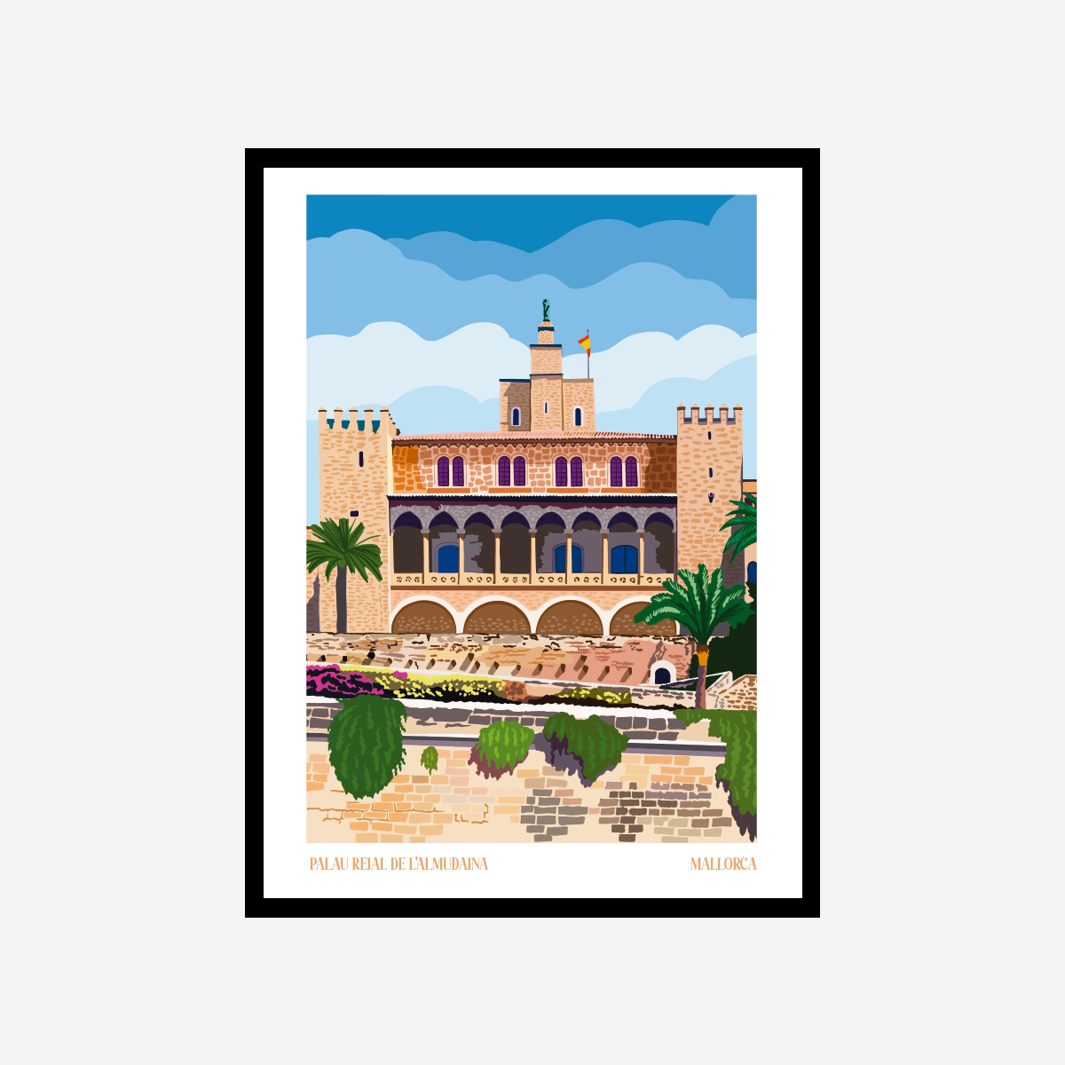 Vector Palau Almudaina Mallorca