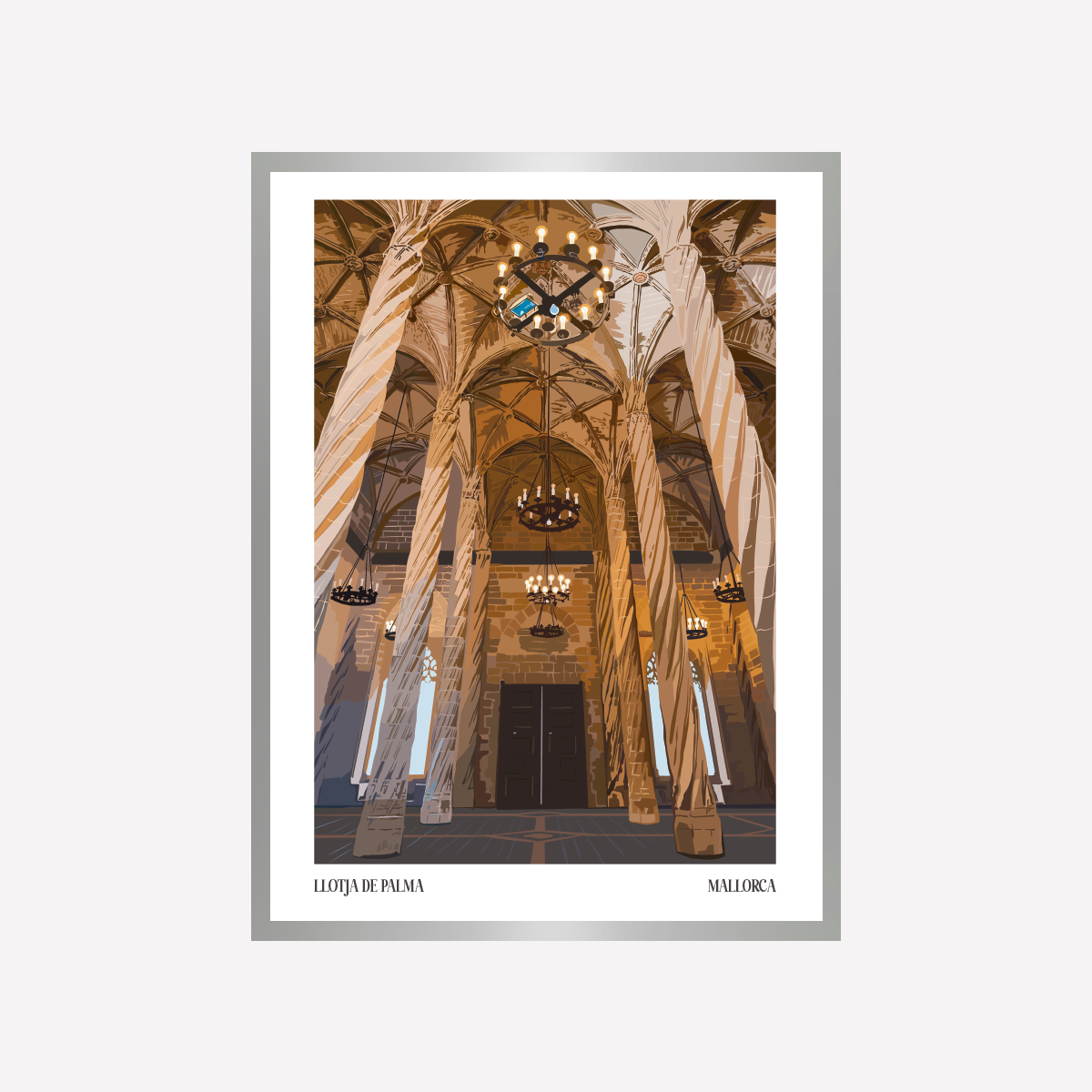 Vector Llotja de Palma Mallorca