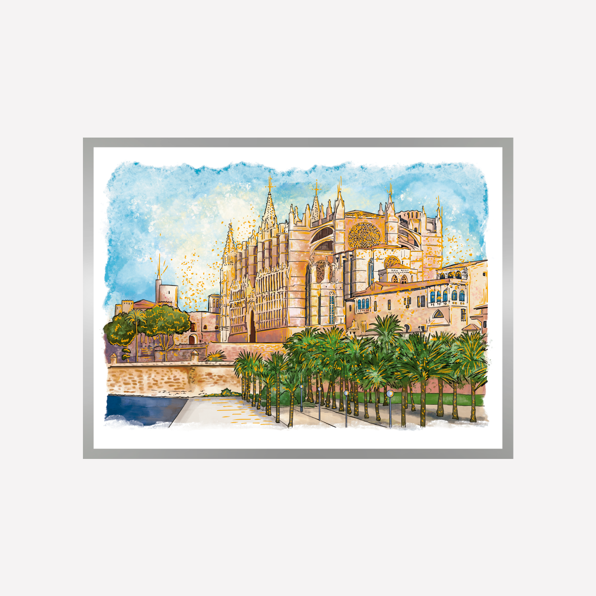 Catedral Mallorca Gold Splash