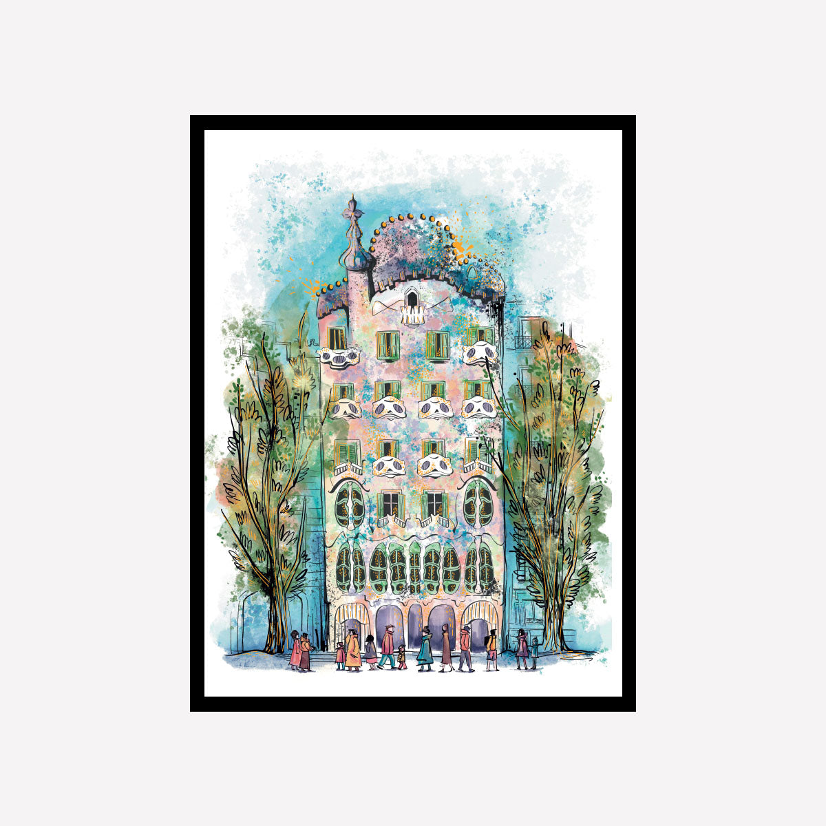 Casa Batllo Gold Splash