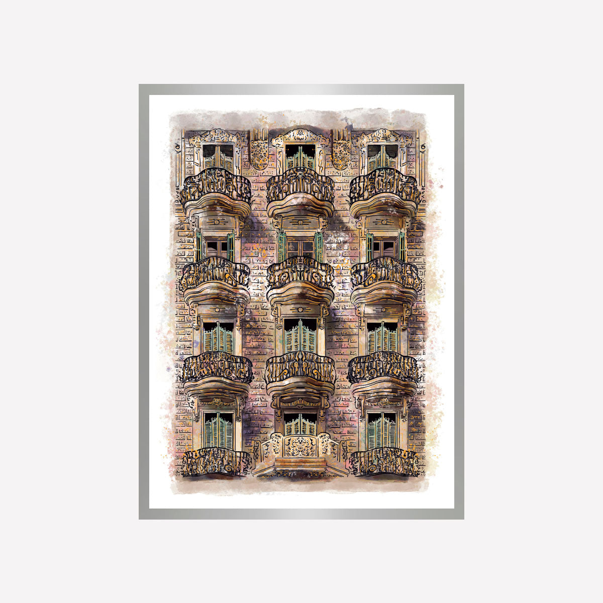 Fachada Beige Gold Splash