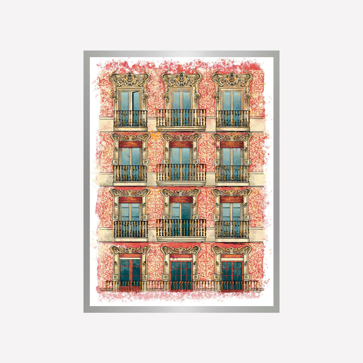 Fachada Naranja Gold Splash