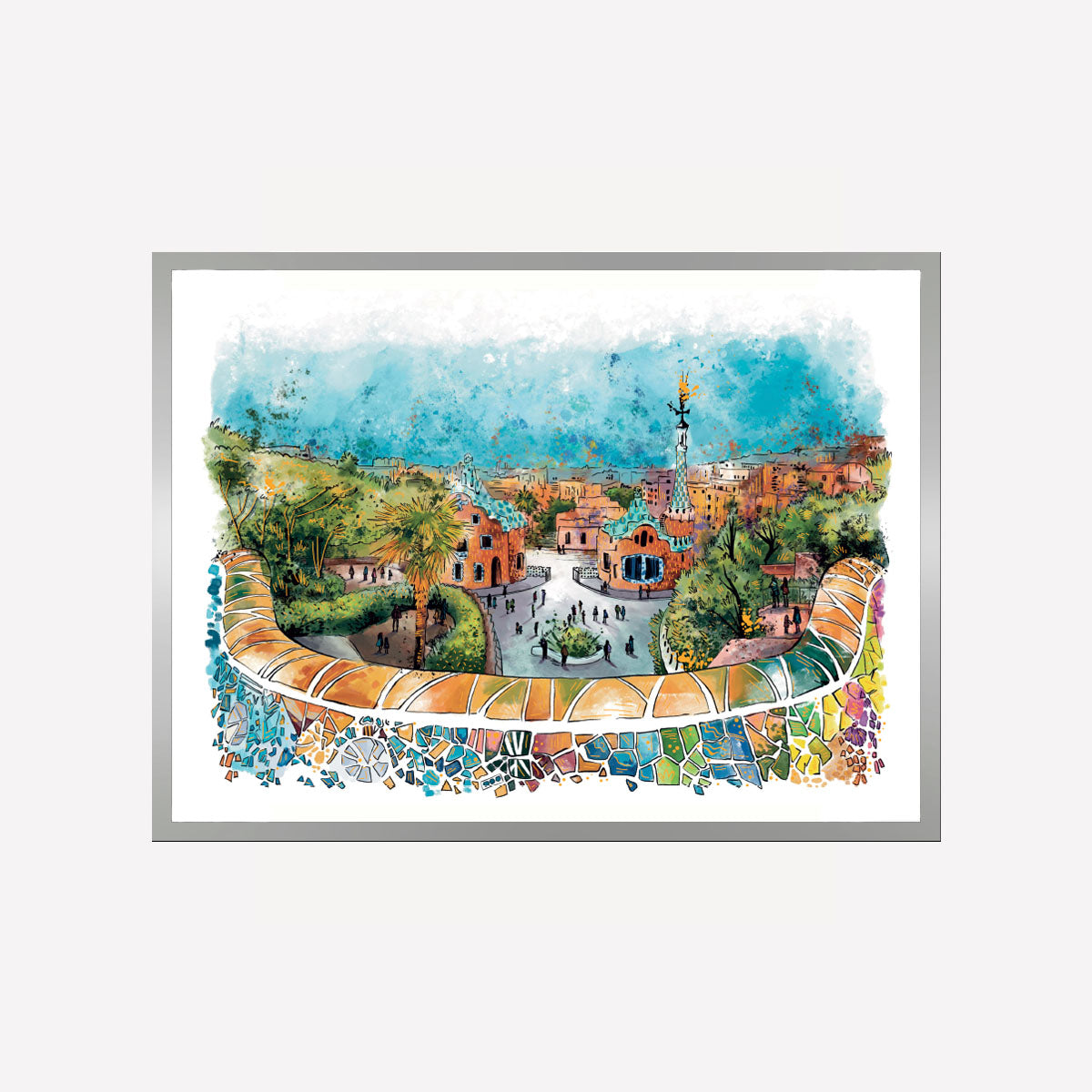Park Güell Gold Splash