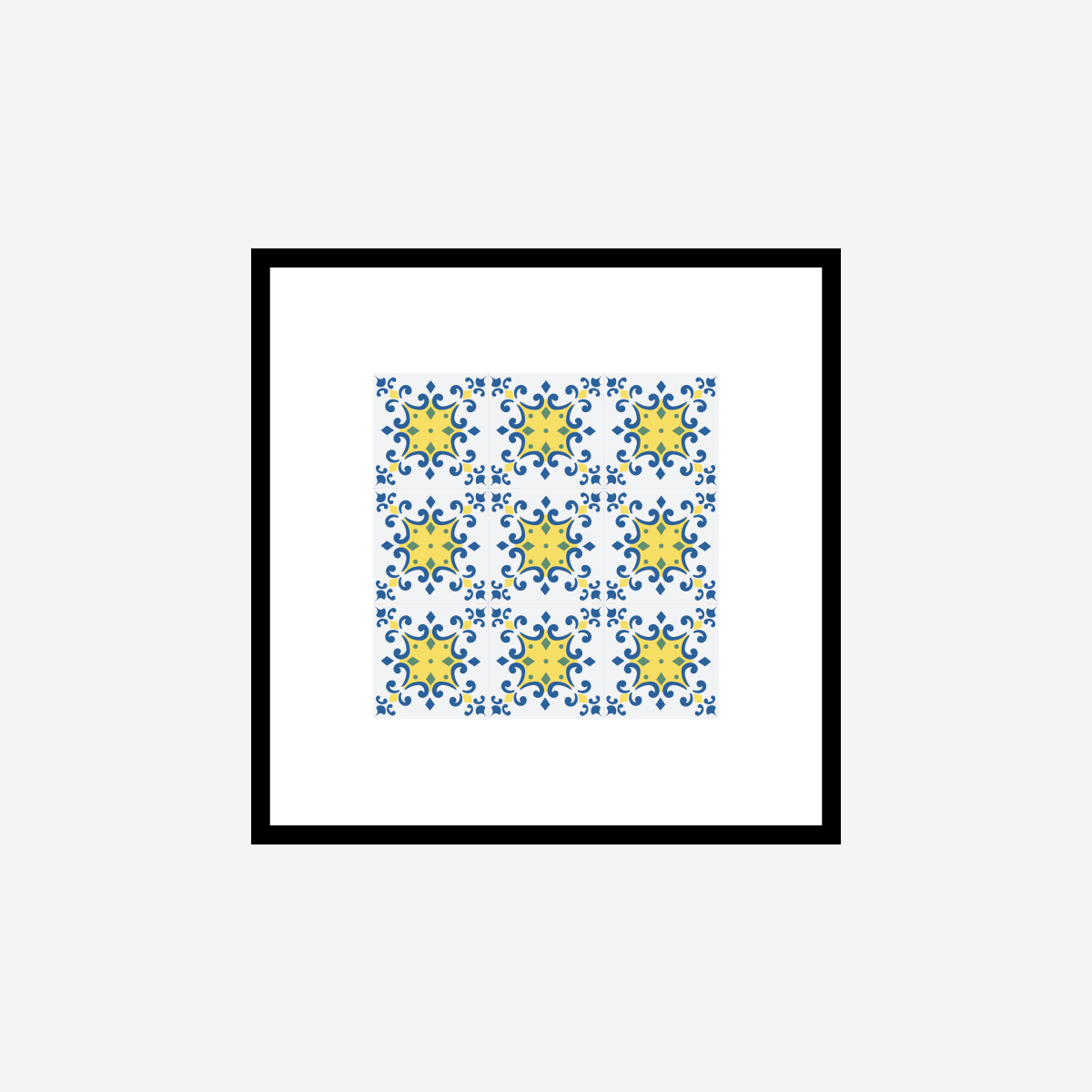 Hydraulic Tiles Model 12 Art Print