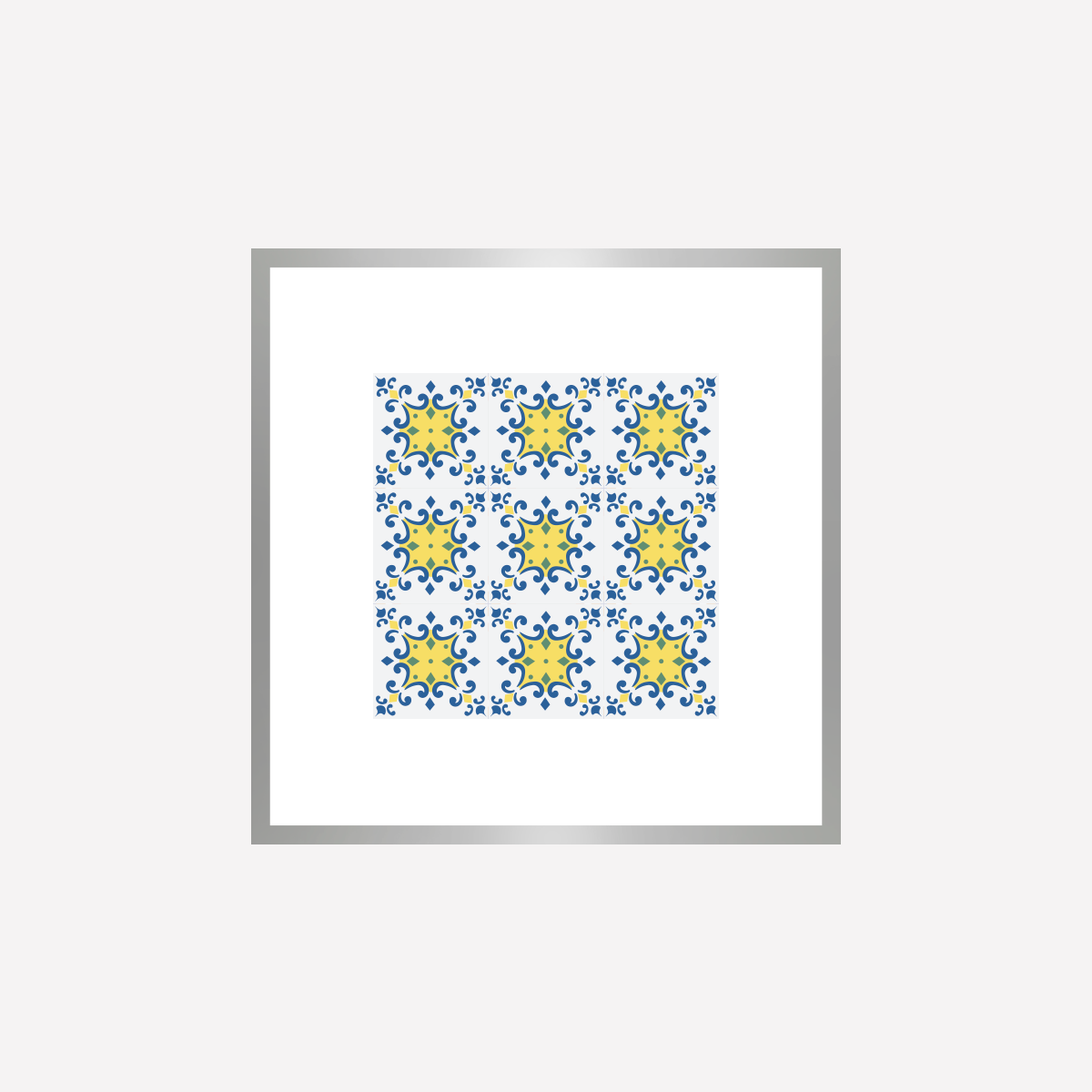 Hydraulic Tiles Model 12 Art Print