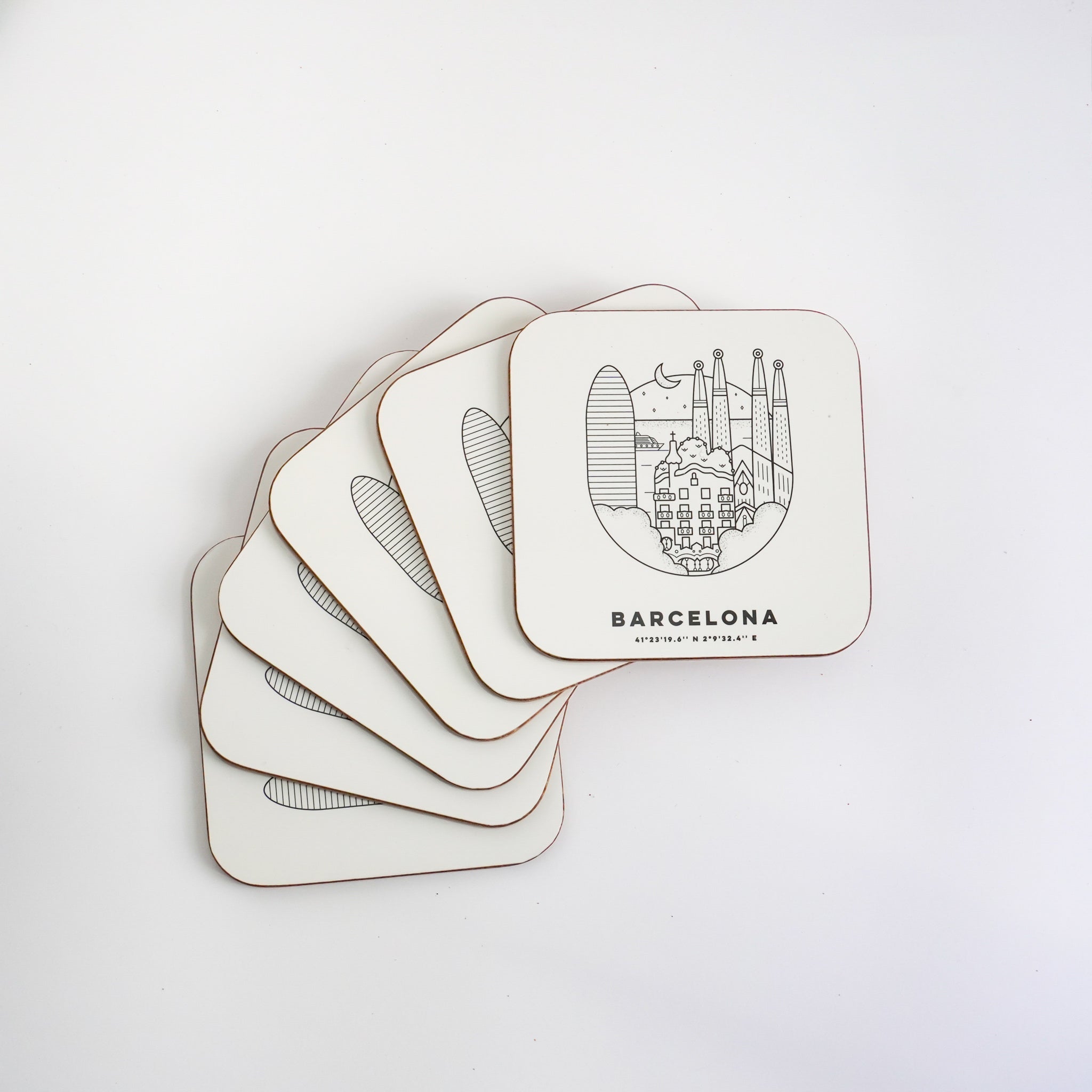 Barcelona Cityscape Coaster