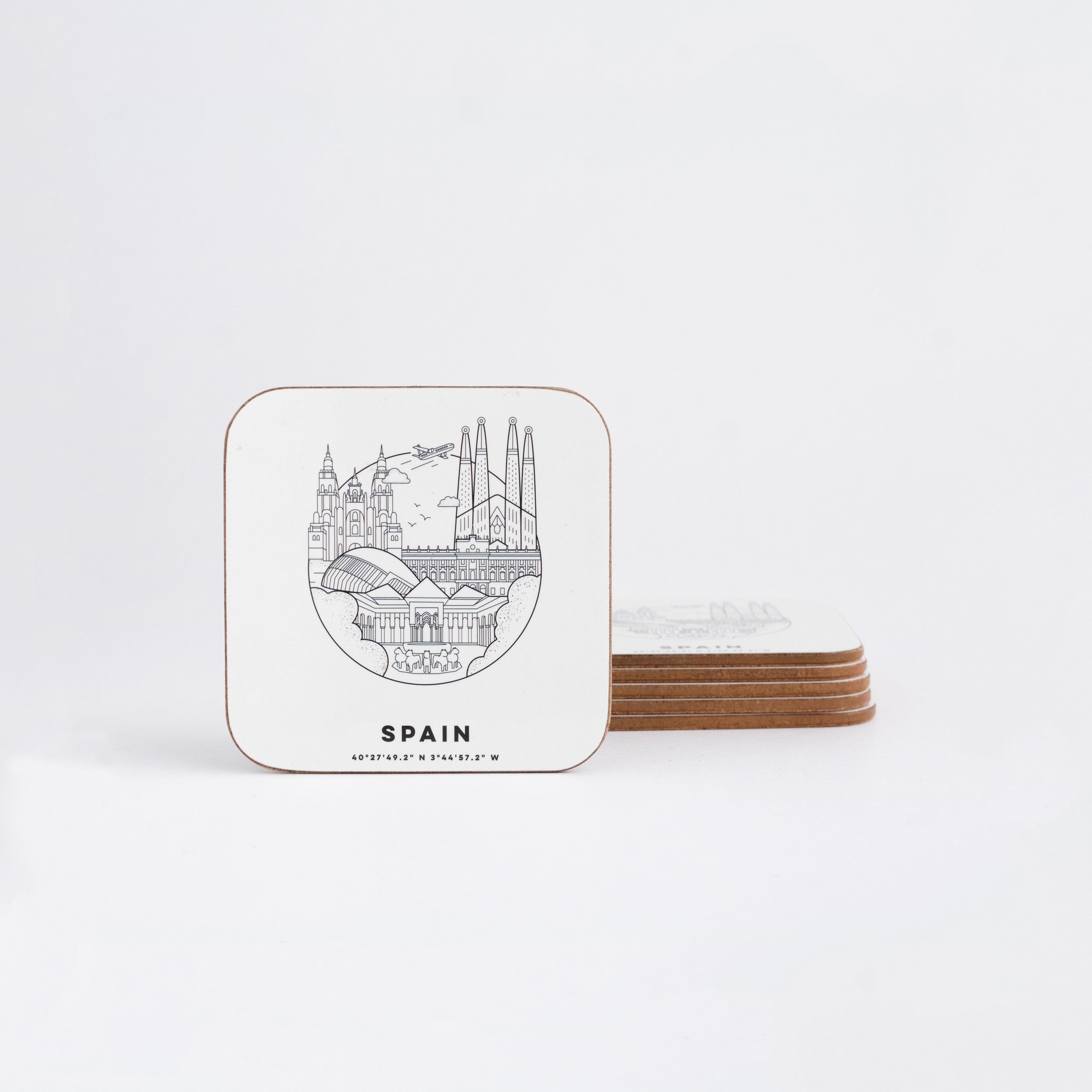 Spain Cityscape Coaster