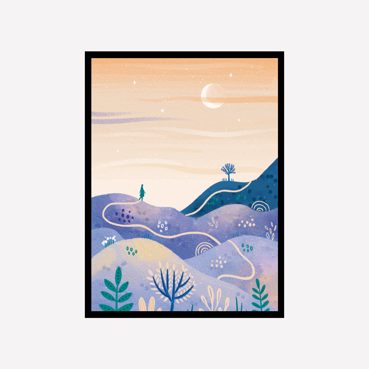 Mountain Path Art Print