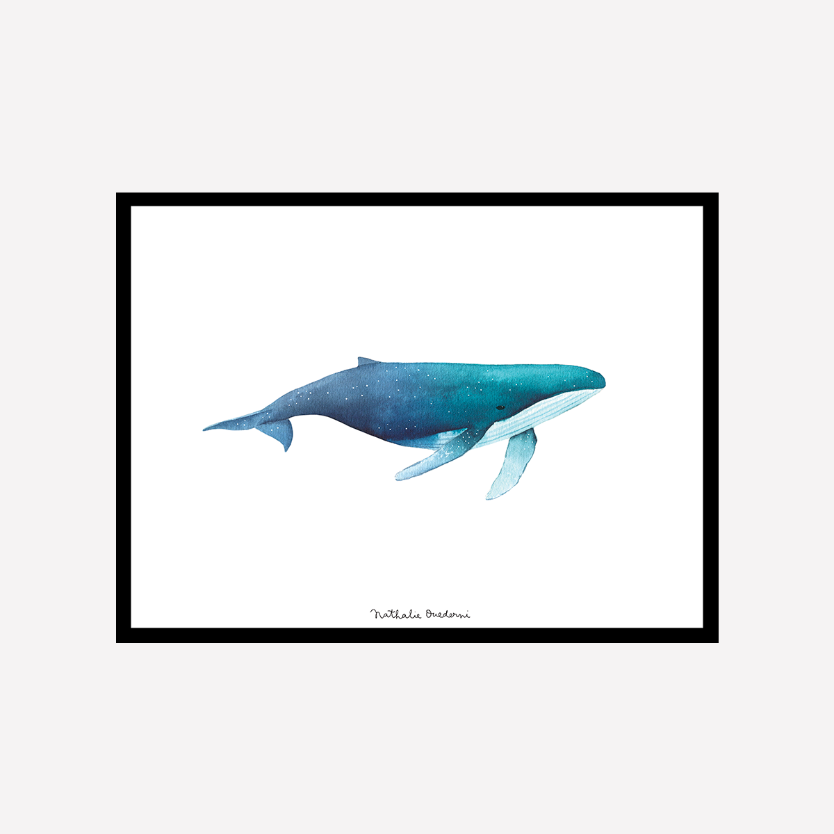 Whale Art Print