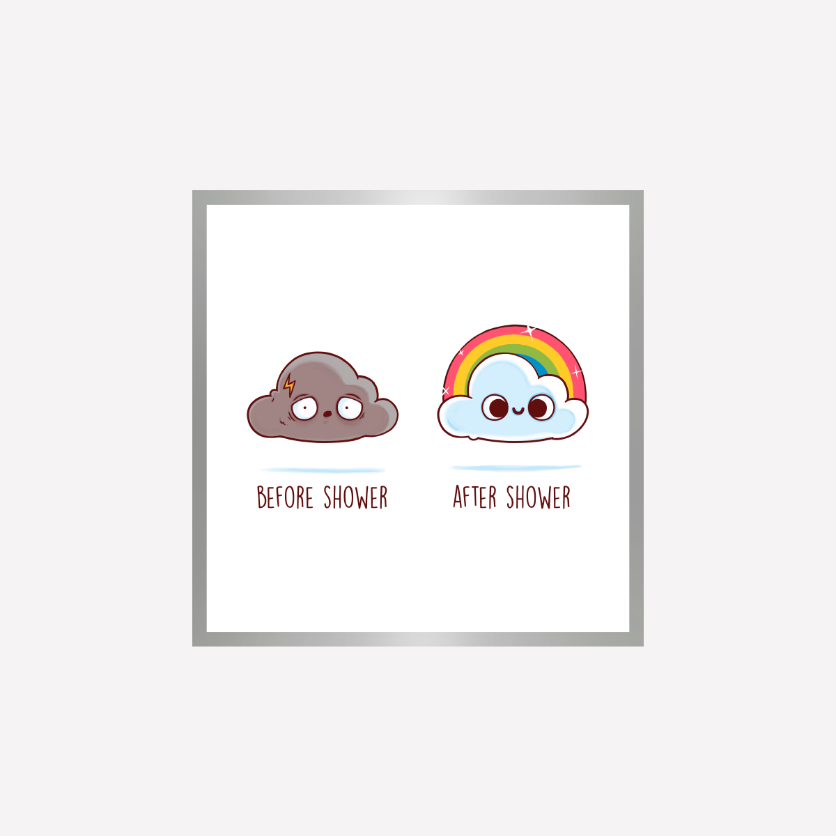 Before Shower Art Print