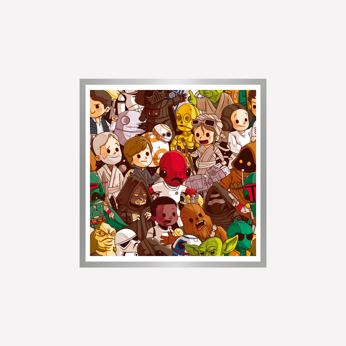 Star Wars Pattern Art Print