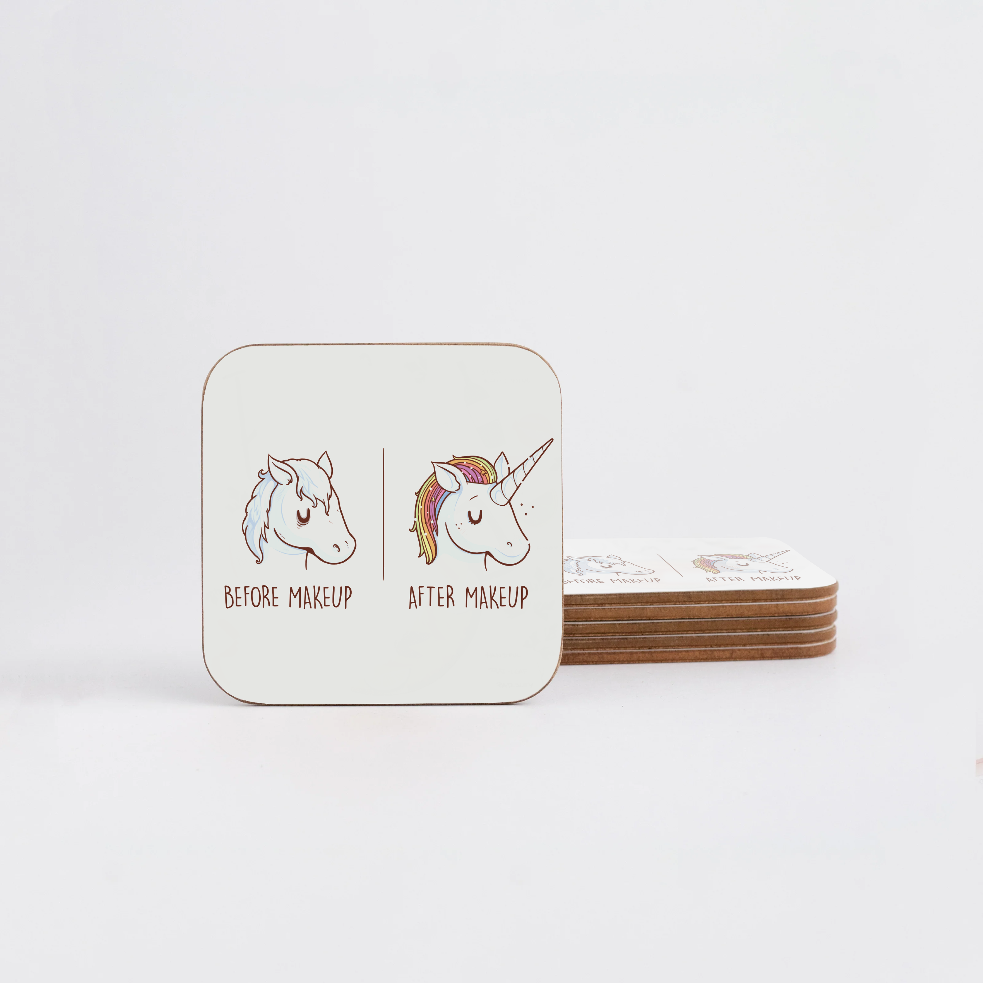 Before After Make-up Coaster