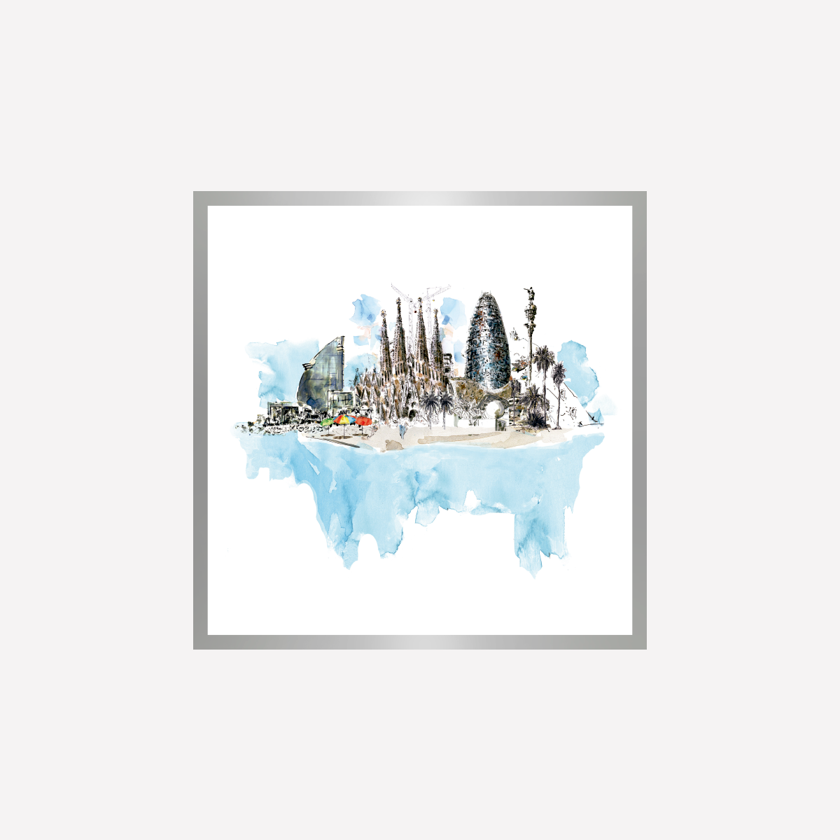 Barcelona Dream Art Print