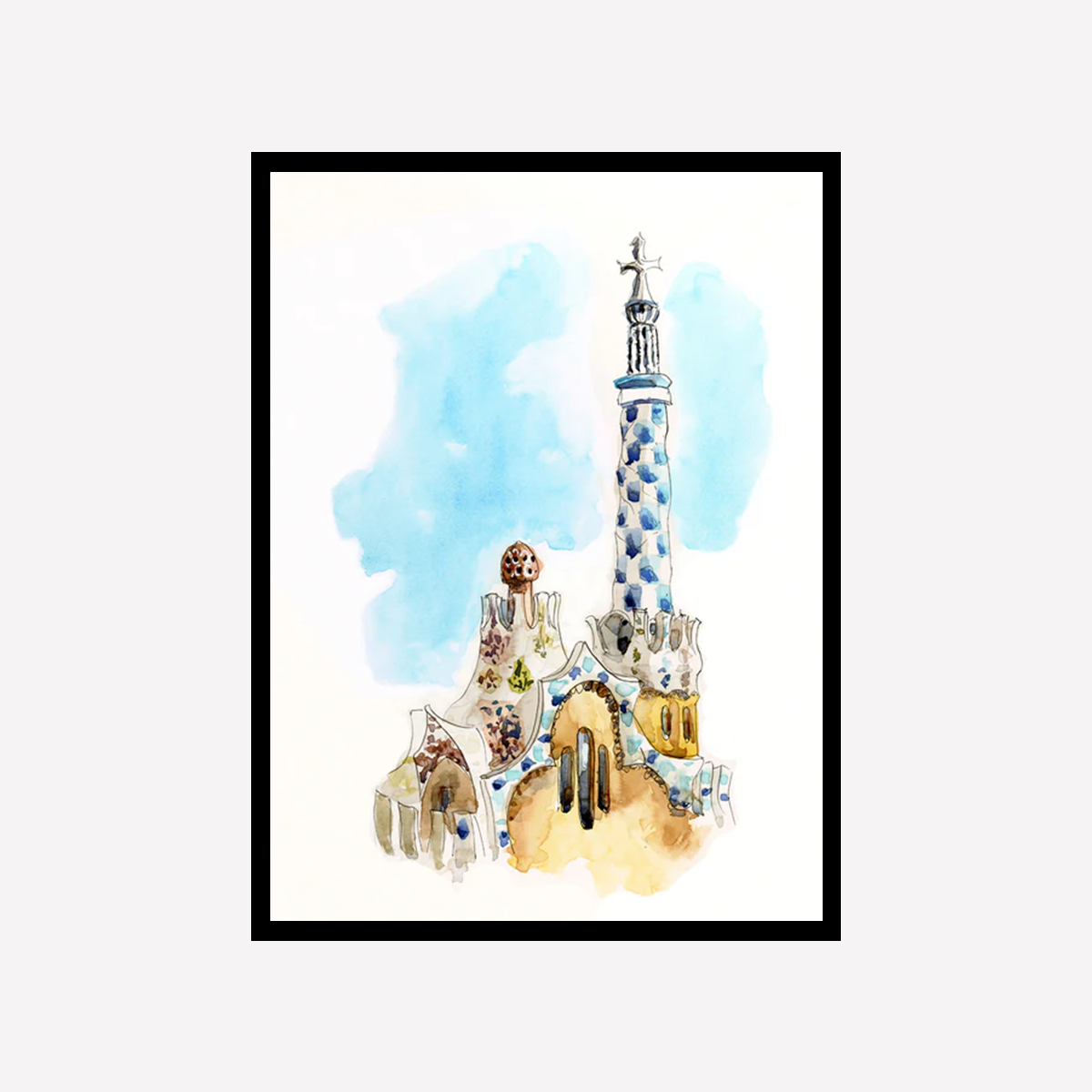 Park Güell Art Print