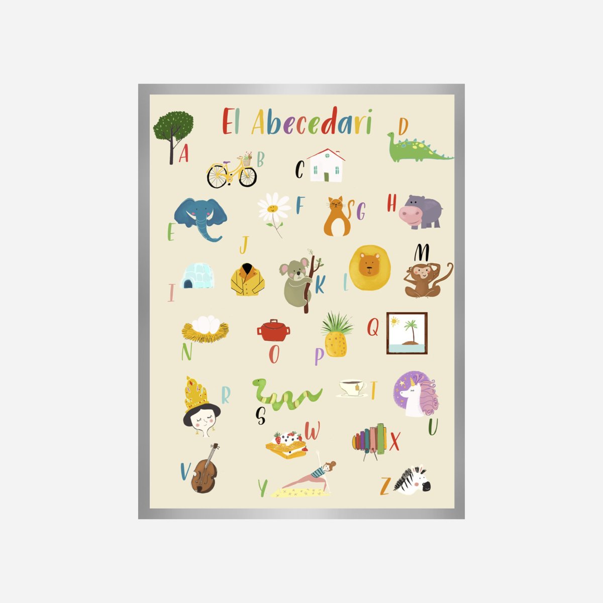 Abecedari Art Print - DesignPlace