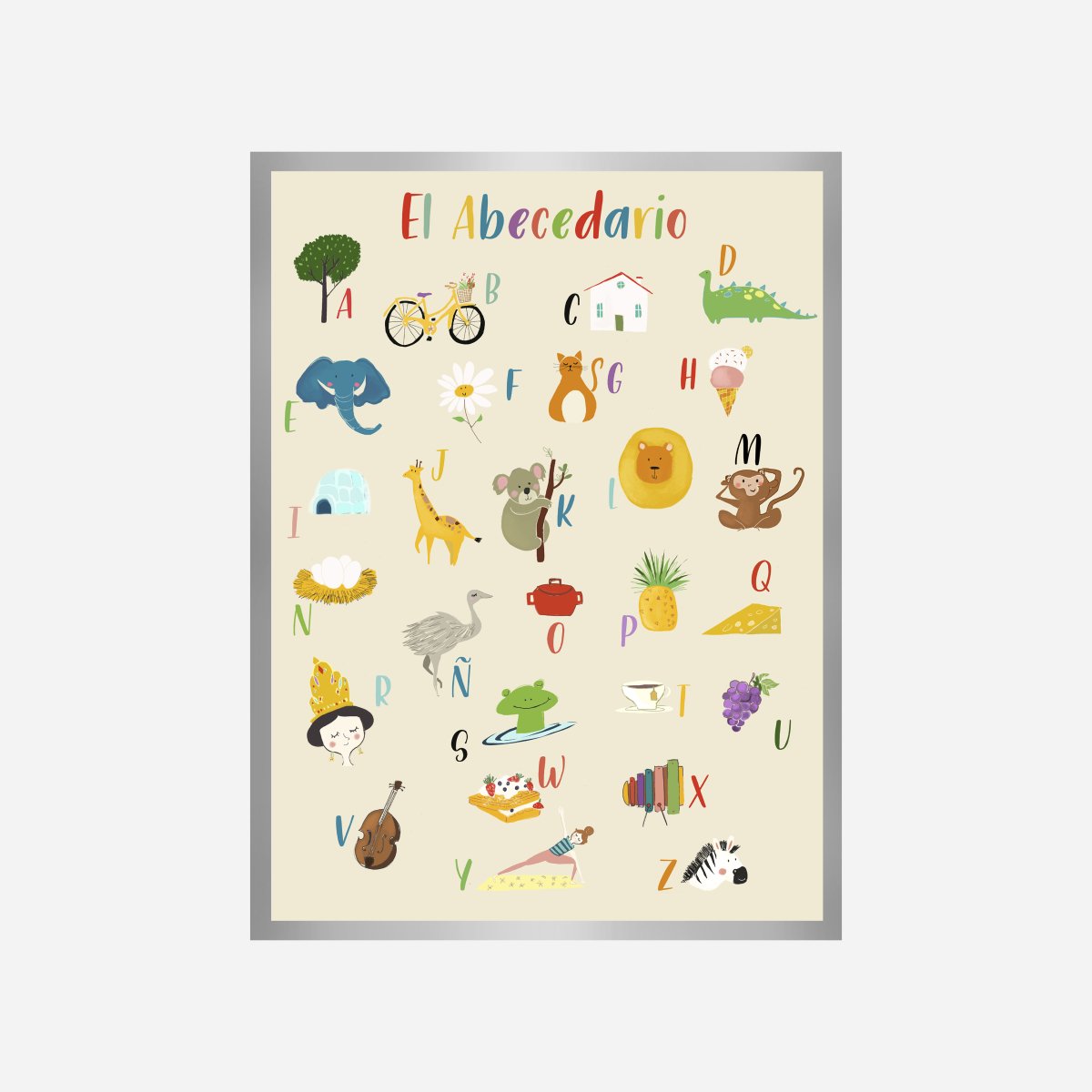 Abecedario Art Print - DesignPlace