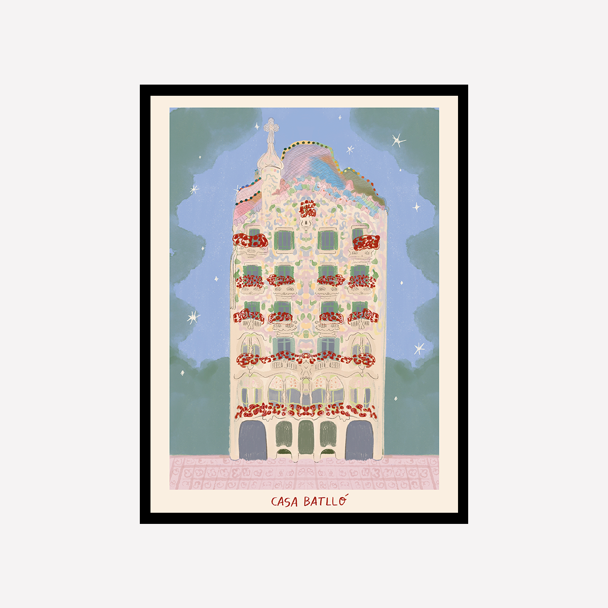 Casa Batllo Art Print