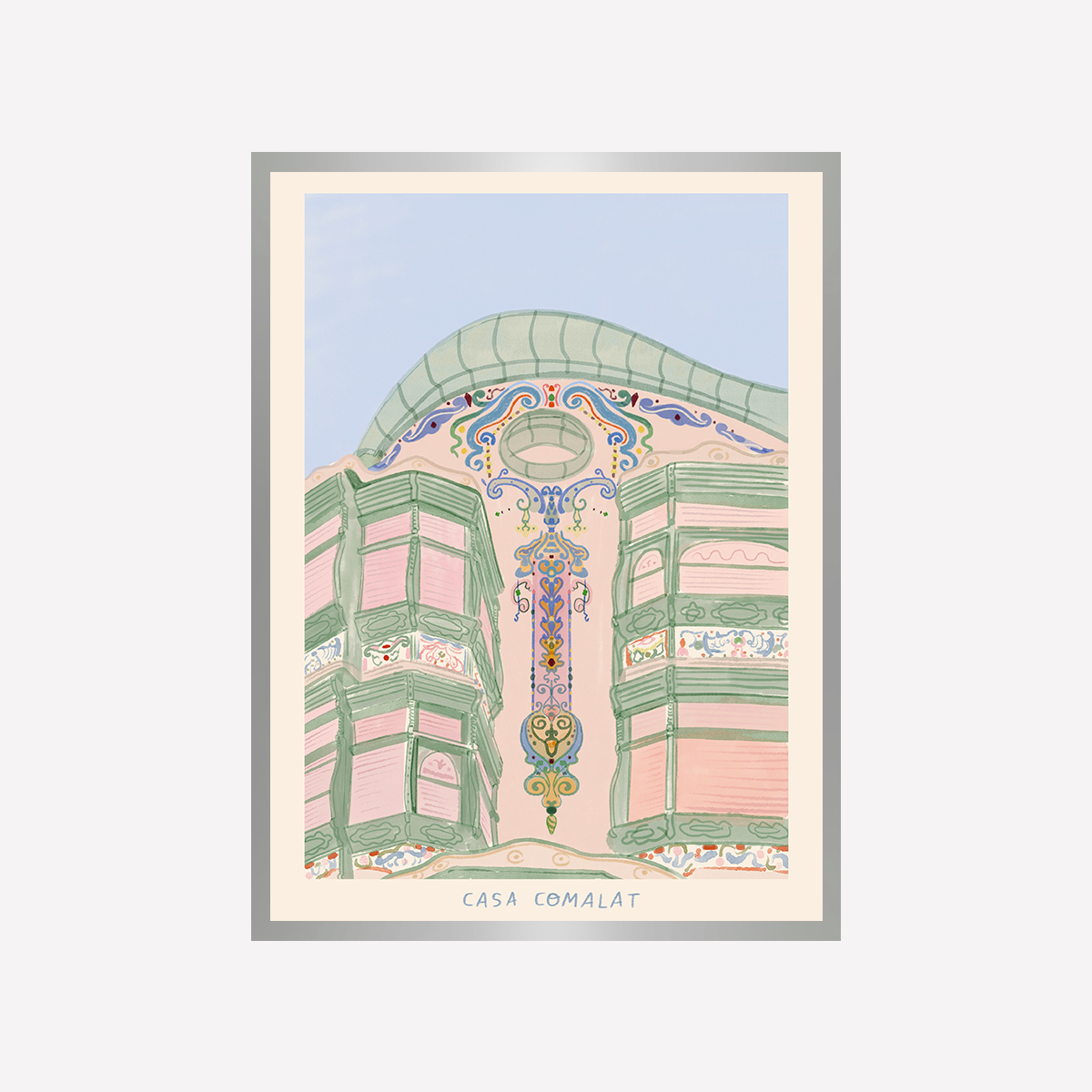 Casa Comalat Art Print