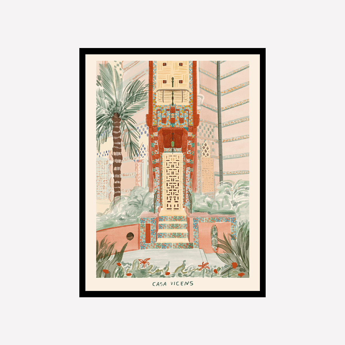 Casa Vicens Art Print