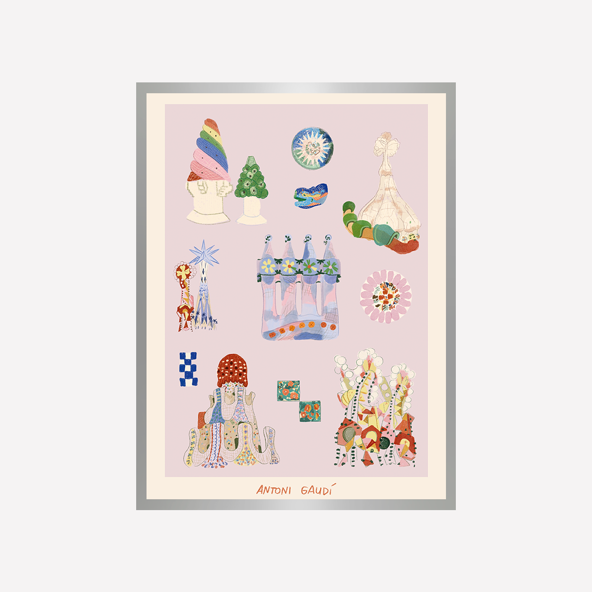 Gaudi Art Print