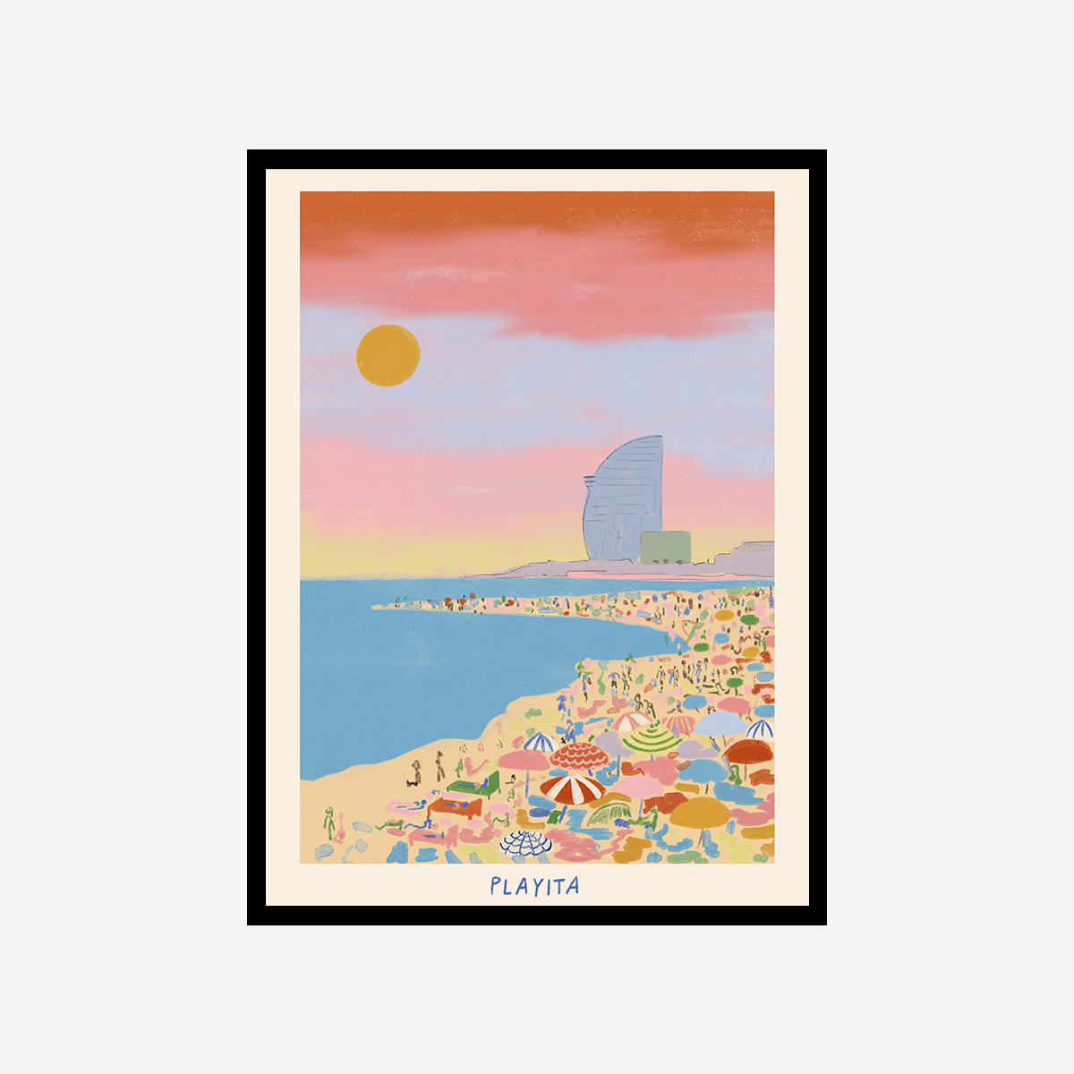 Playita Art Print