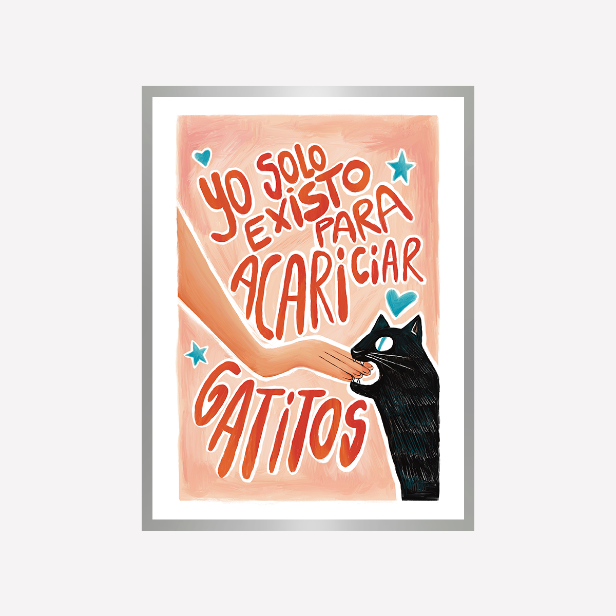 Amor Gatuno Art Print