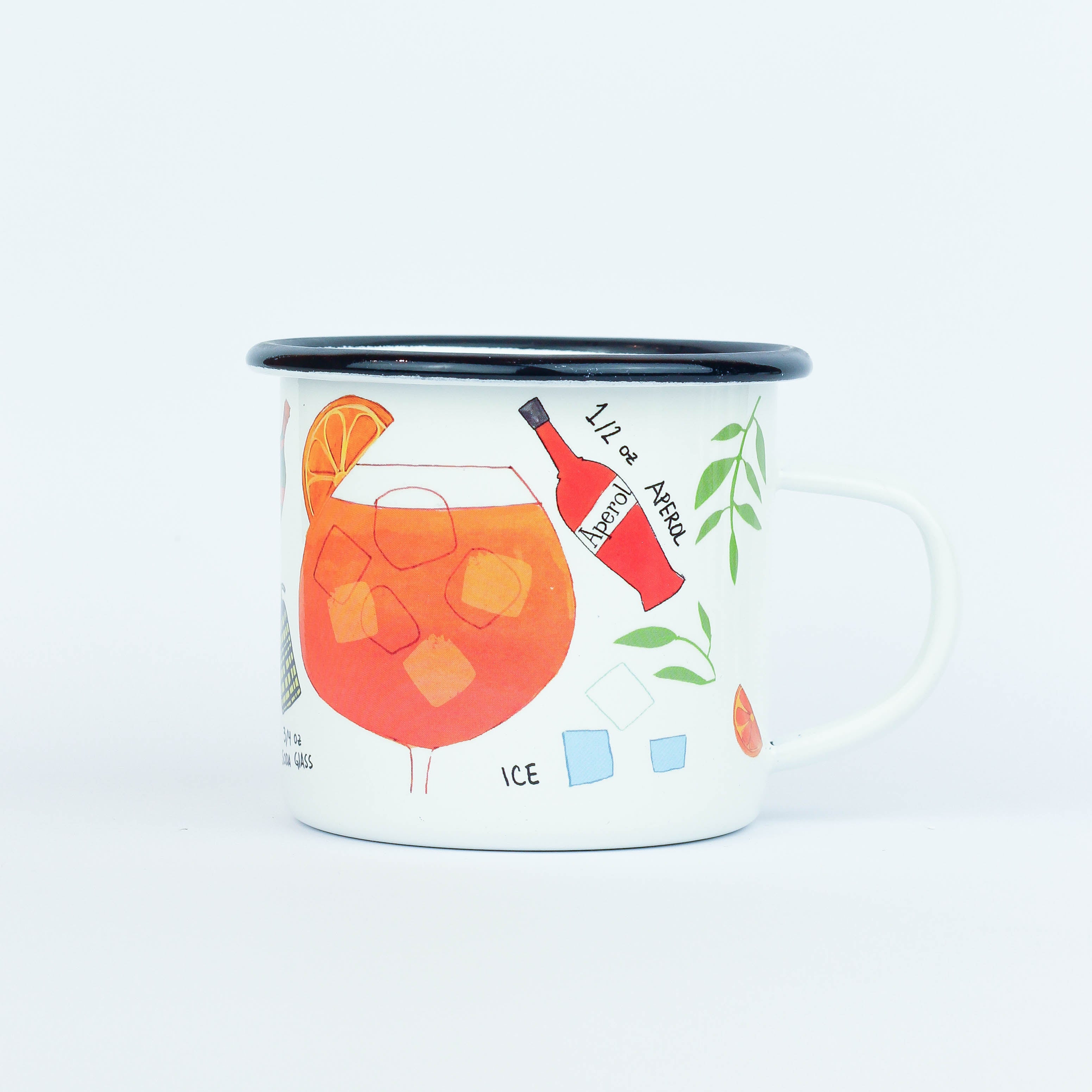 Aperol Spritz Enamel Mug