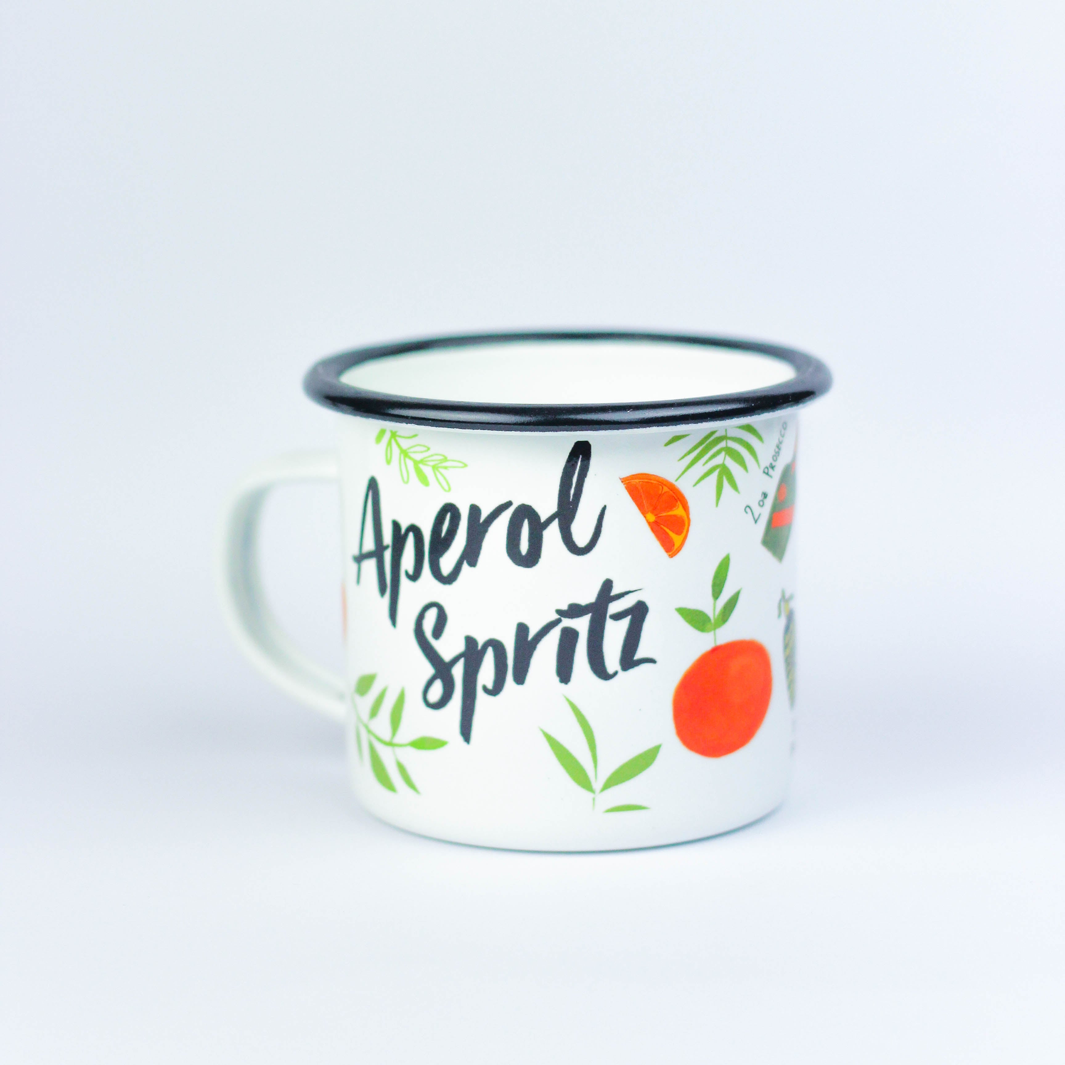 Aperol Spritz Enamel Mug