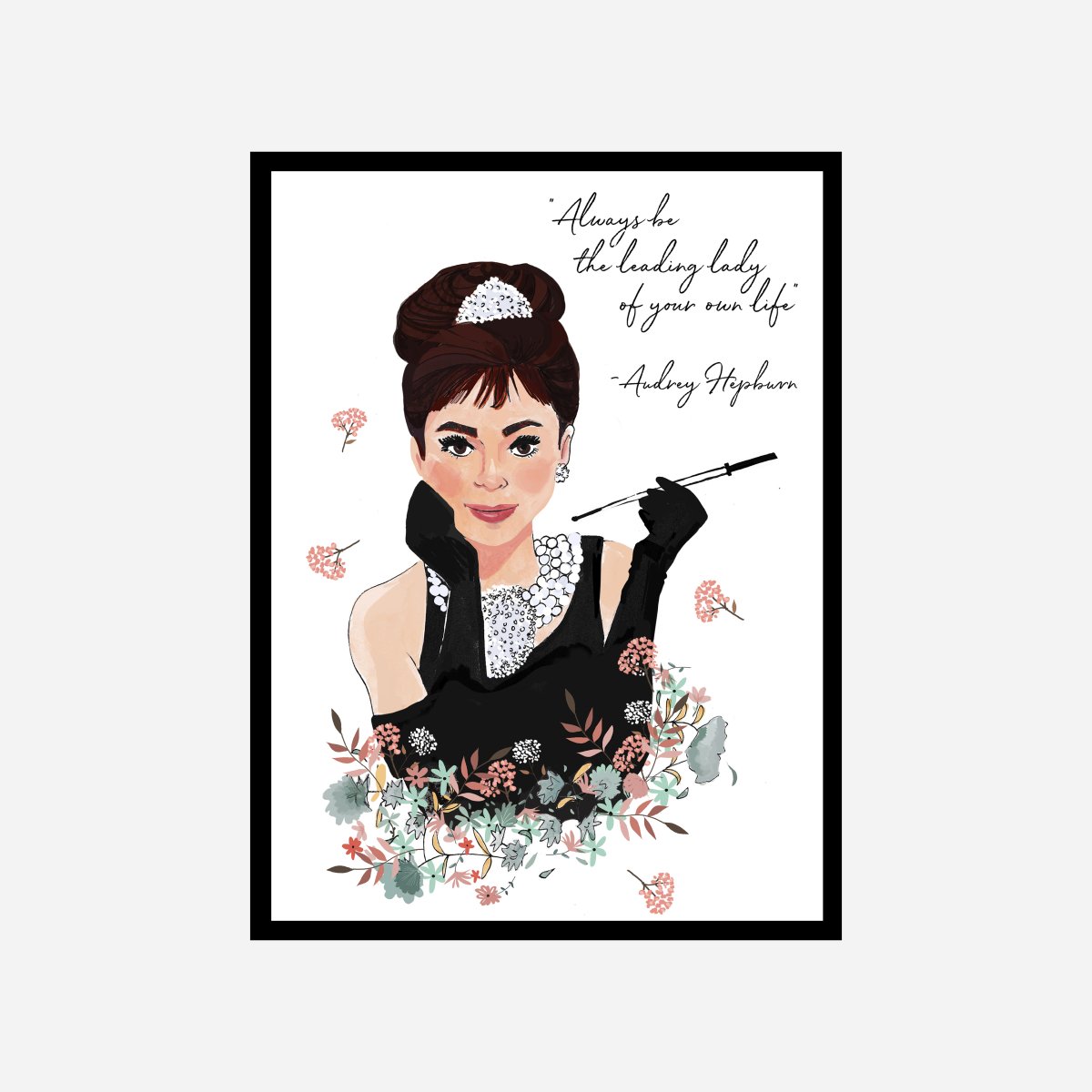 Audrey Hepburn Art Print - DesignPlace