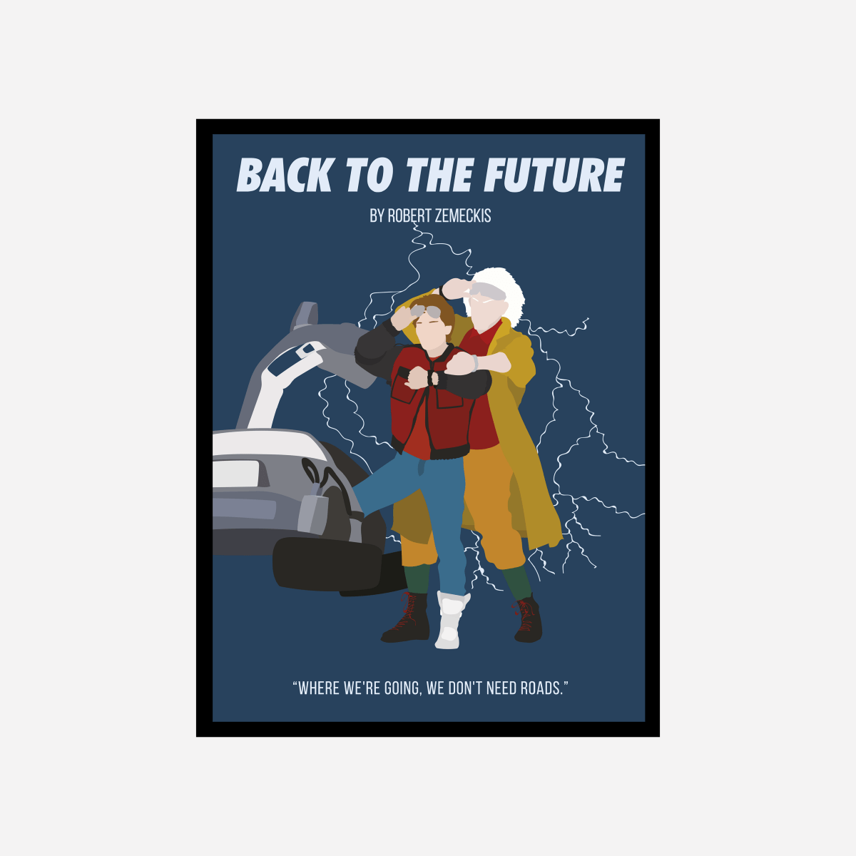 Back to the Future Art Print - DesignPlace