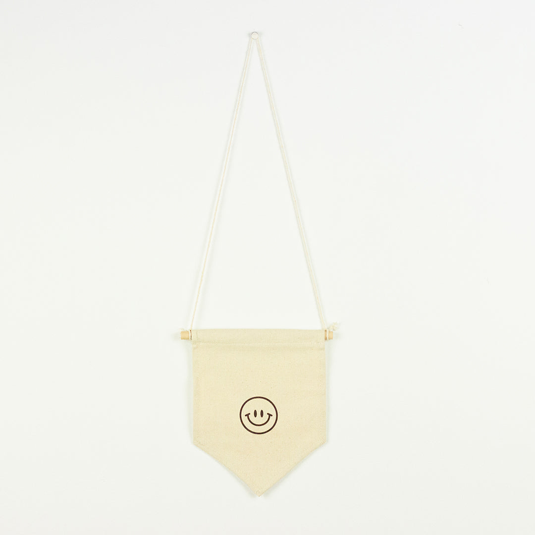 Smiley Face Small Wall Banner