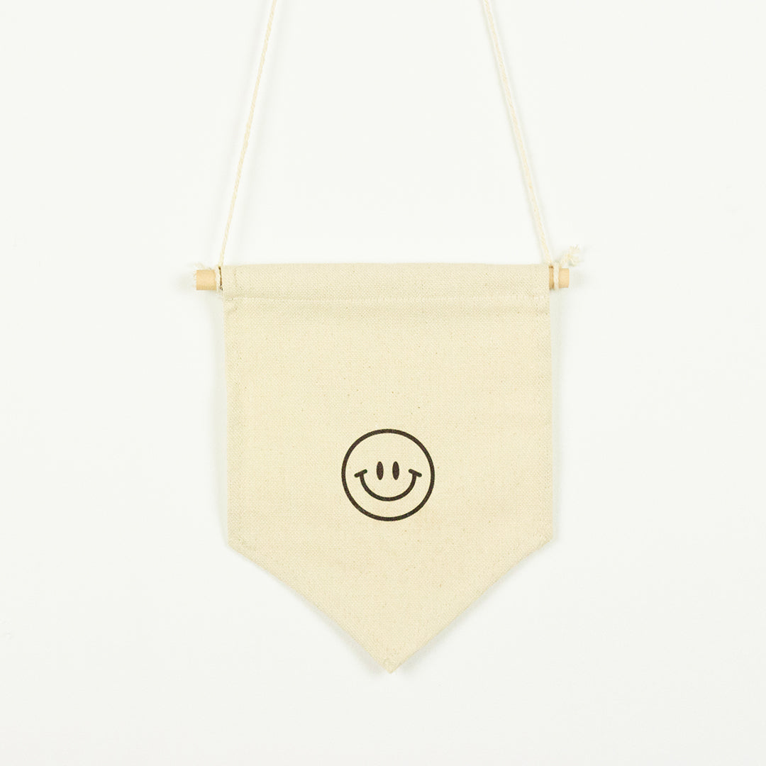 Smiley Face Small Wall Banner