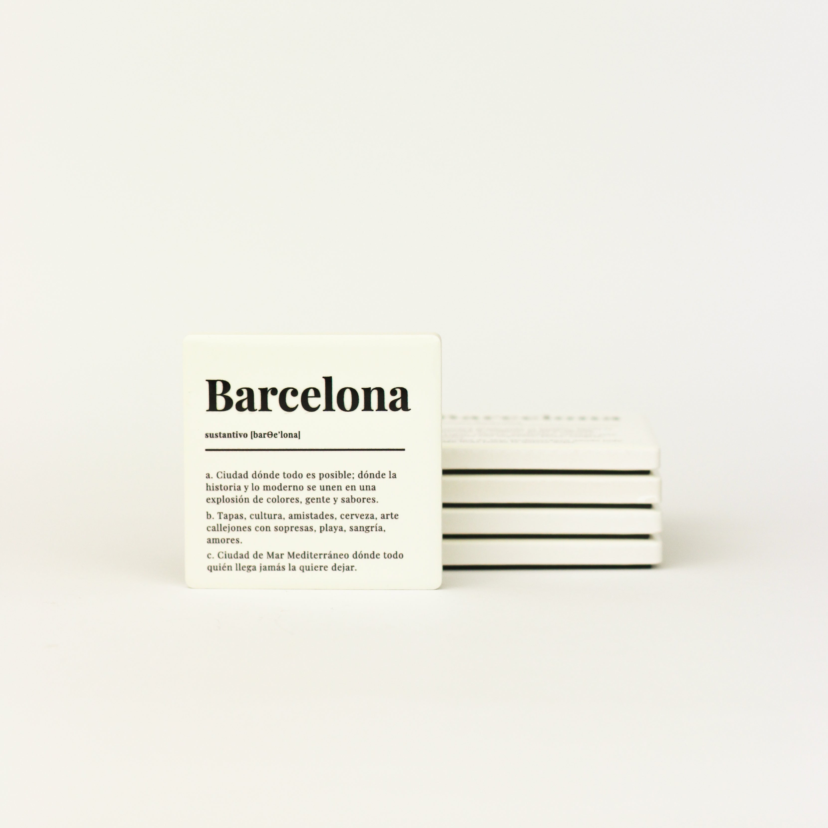 Barcelona Castellano Ceramic Magnet