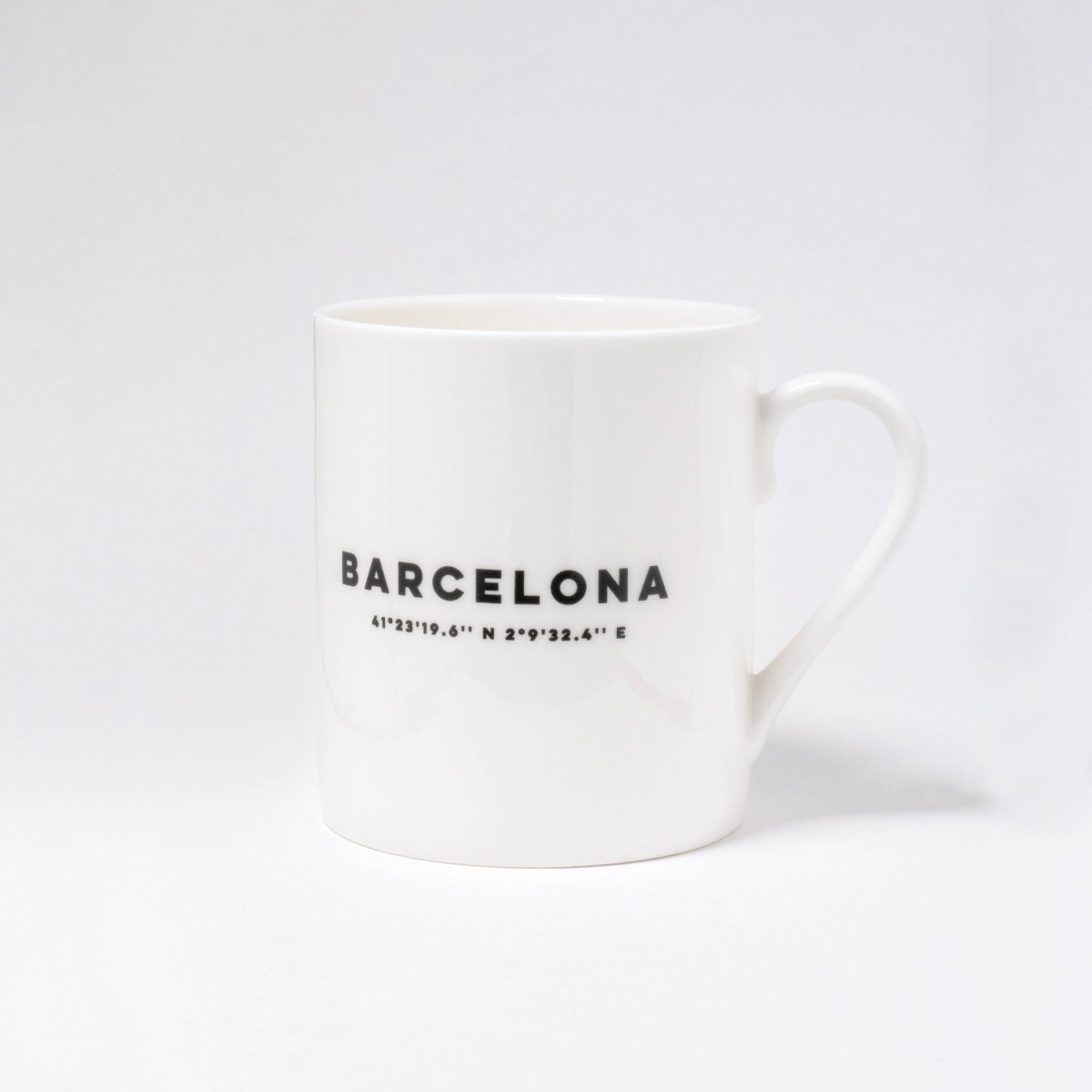 Barcelona Coordenadas Ceramic Mug - DesignPlace