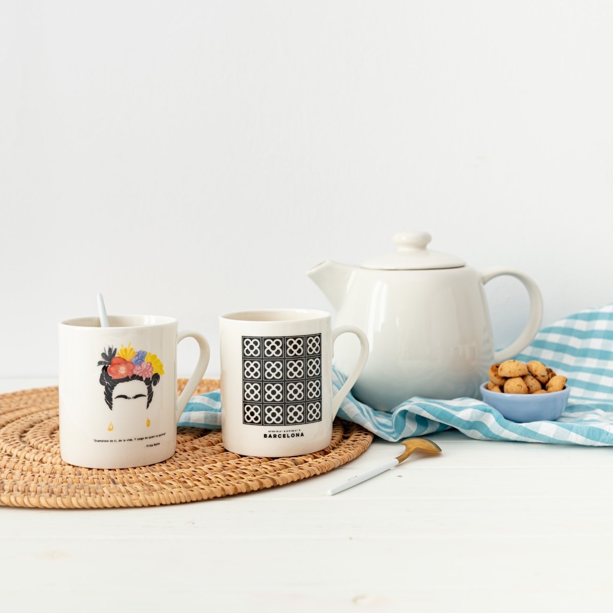 Barcelona Frida Ceramic Mug - DesignPlace