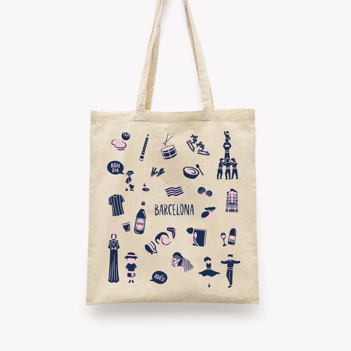 Barcelona Monumentos Tote Bag - DesignPlace