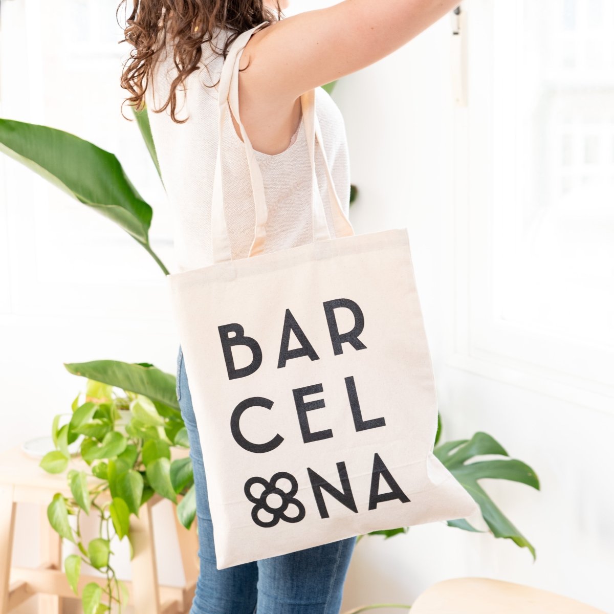 Barcelona Panot Tote Bag - DesignPlace