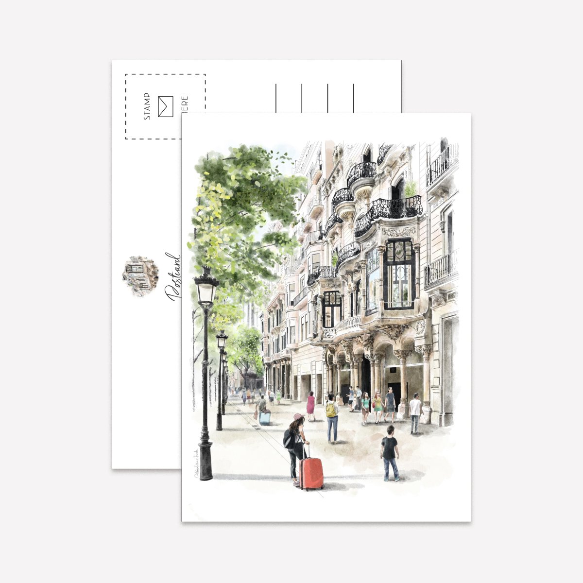 Barcelona Postcard Pack - DesignPlace